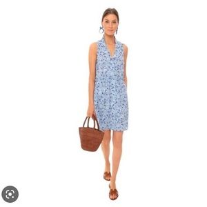Tuckernuck Royal Shirt Dress Blue Hydrangea medium NWT